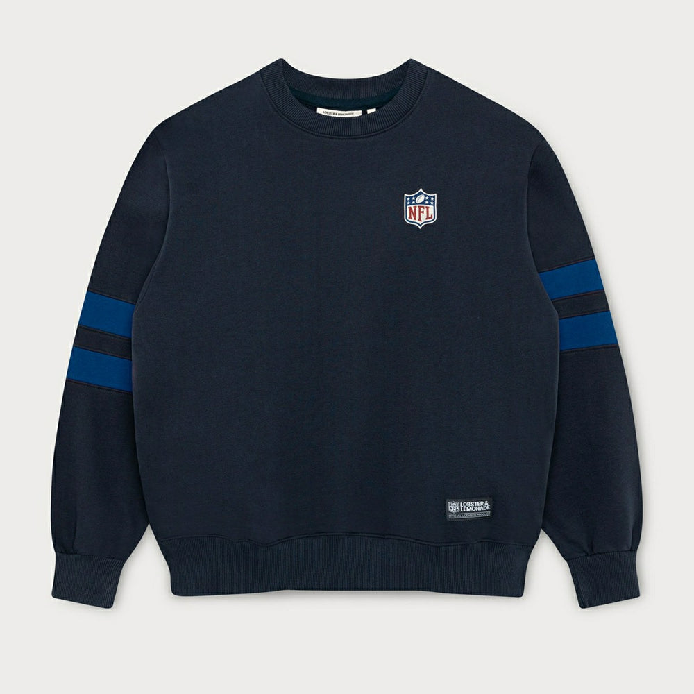 Benjamin als Footballer L&L '96 Crew Box NFL Sweater Navy Taass sale