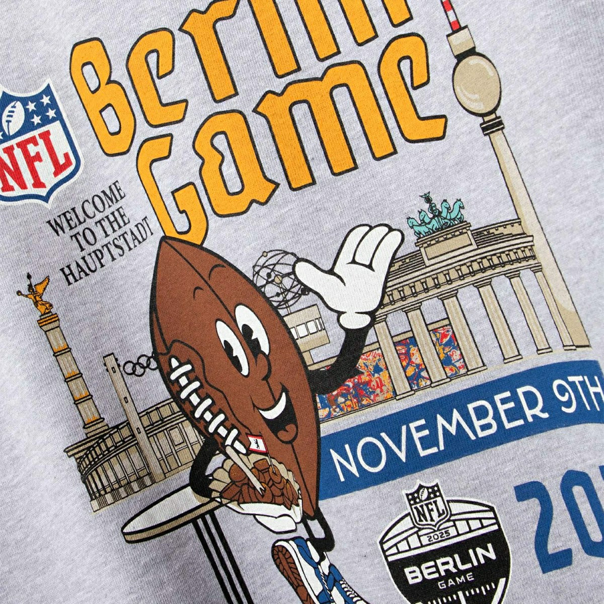 2025 NFL Berlin Game L&L '96 Crew Sweater Gray Classic