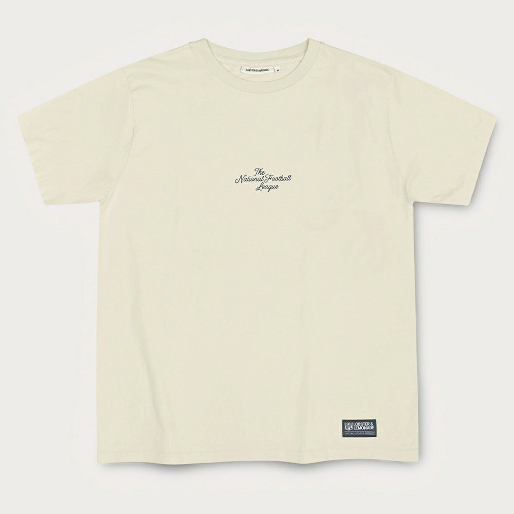 NFL Print L&L Core '89 Band T-Shirt Cream Classic