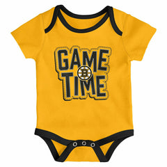 Boston Bruins Game Time NHL Baby Bodysuit Set (3-Piece) Lifestyle