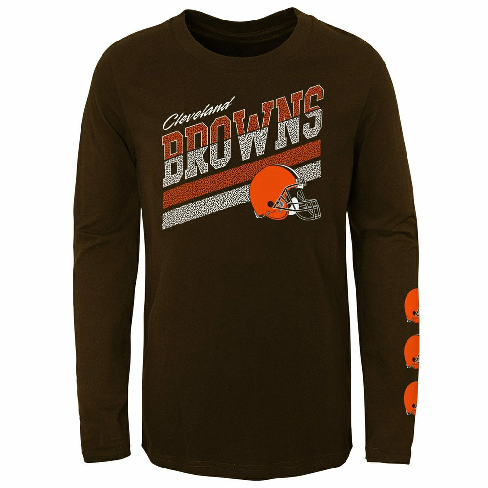 Cleveland Browns NFL Football 3-in-1 Combo Shirt Set (YOUTH) Fashion