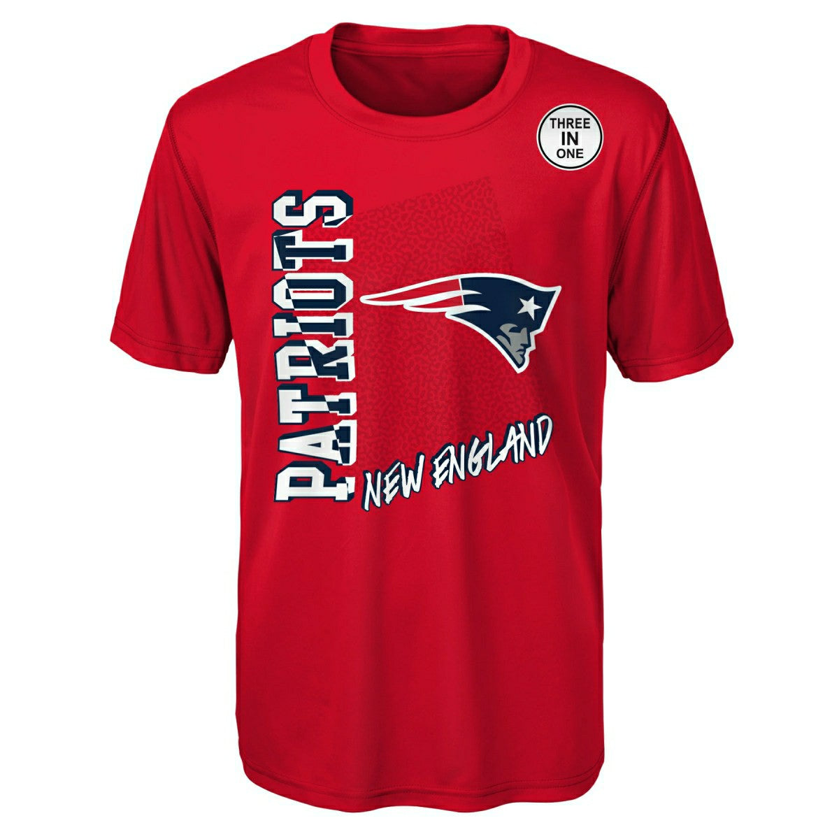 New England Patriots NFL Football 3-in-1 Combo Shirt Set (YOUTH) Lifestyle