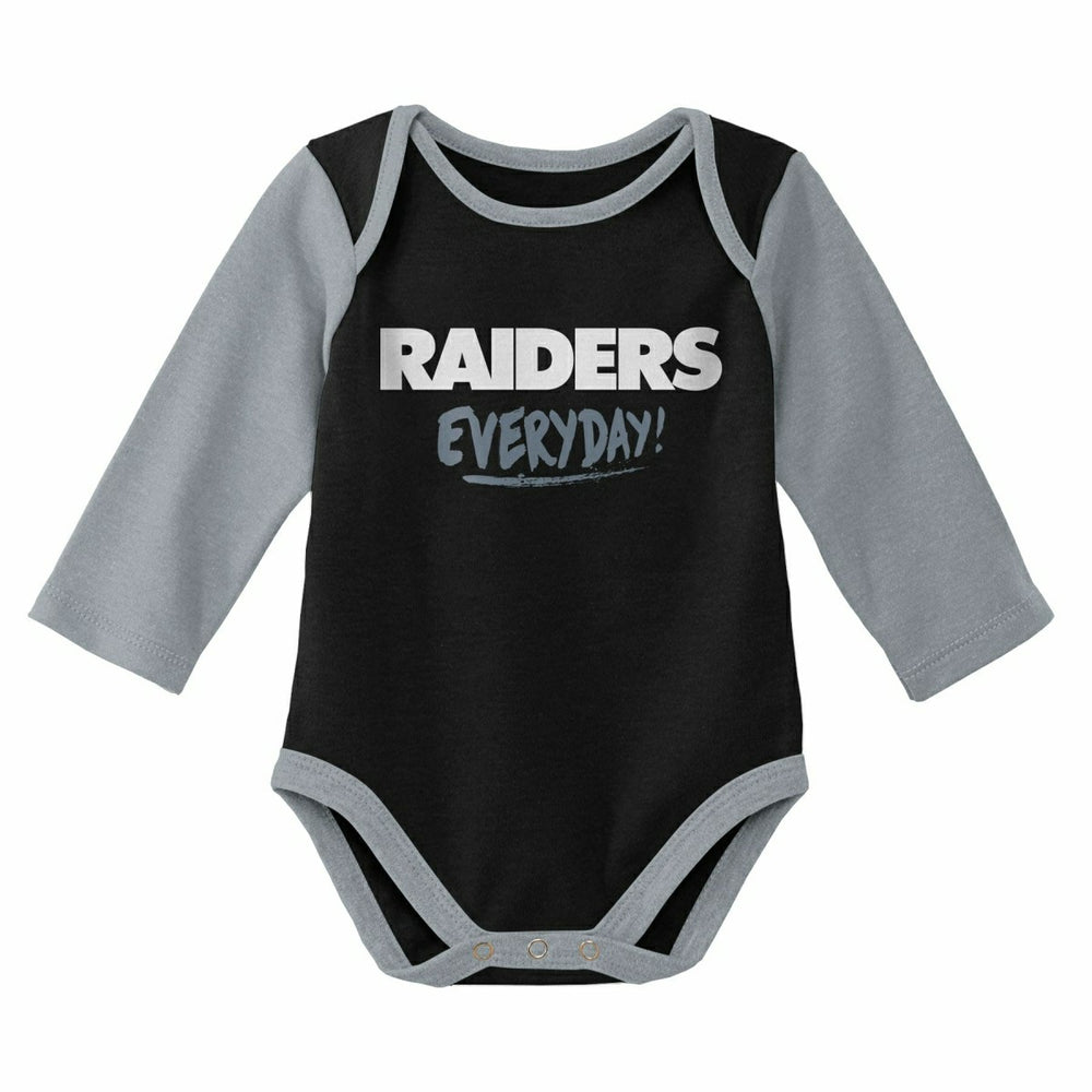 Las Vegas Raiders Born to Play NFL Baby Bodysuit Set (2-Piece) Taass for sale