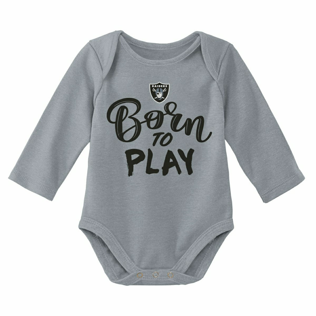 Las Vegas Raiders Born to Play NFL Baby Bodysuit Set (2-Piece) Taass for sale