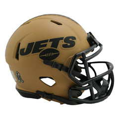 New York Jets 2023 Salute to Service NFL Speed Mini Helmet Taass sale