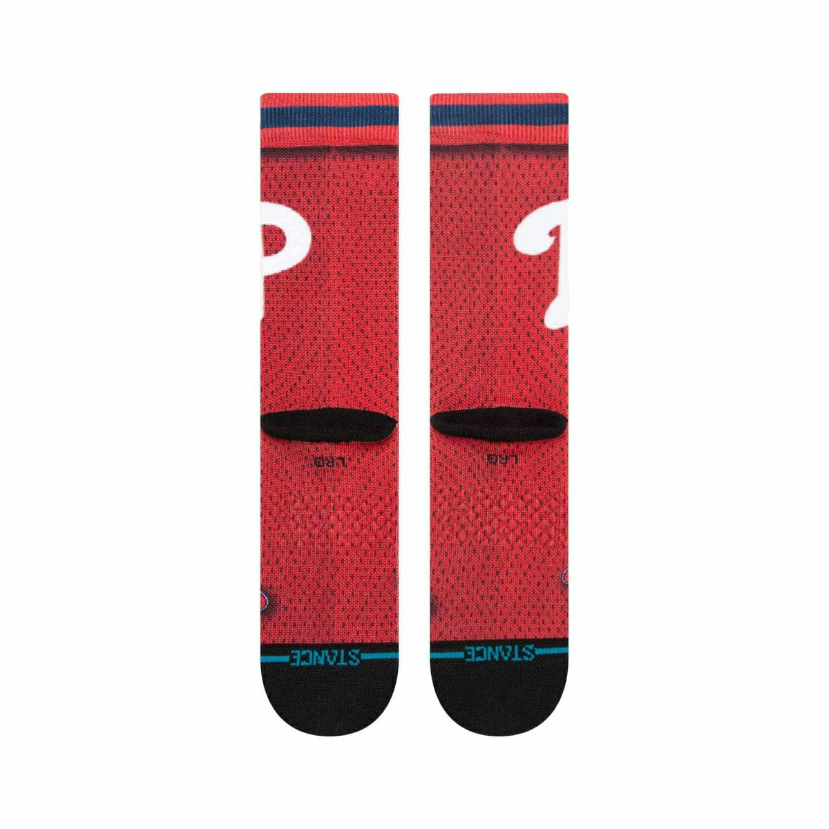 Philadelphia Phillies MLB Batting Practice Stance Crew Socks Fashion