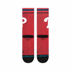 Philadelphia Phillies MLB Batting Practice Stance Crew Socks Fashion