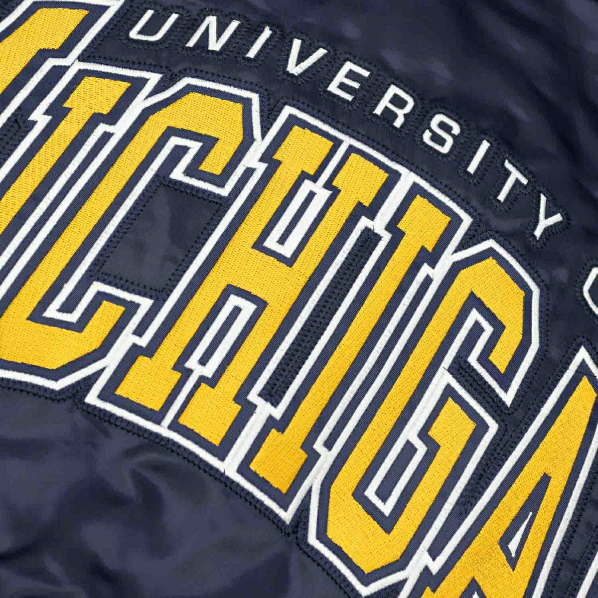 Michigan Wolverines Starter Scout Varsity NCAA Jacket Navy Fashion