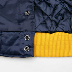 Michigan Wolverines Starter Scout Varsity NCAA Jacket Navy Fashion