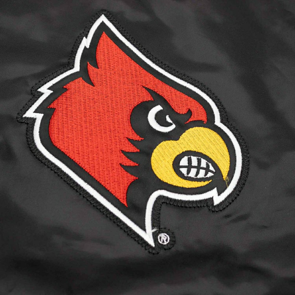 Louisville Cardinals Starter Scout Varsity NCAA Jacket Black Taass sale
