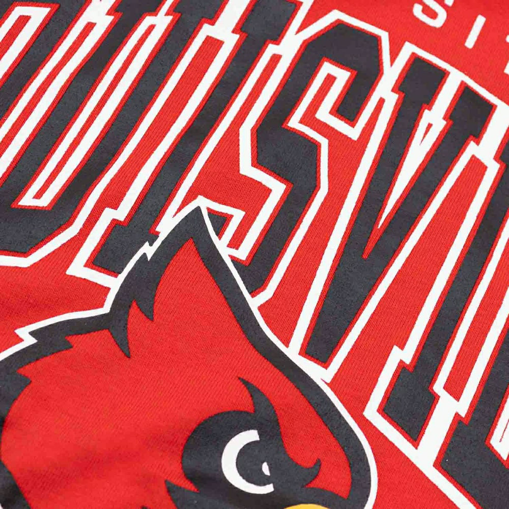 Louisville Cardinals Starter Team Arch NCAA T-Shirt Red Taass for sale