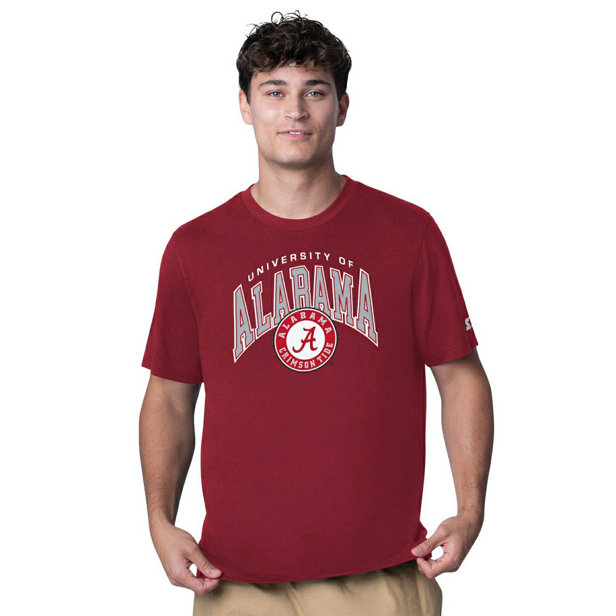 Alabama Crimson Tide Starter Team Arch NCAA T-Shirt Red Classic