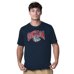Gonzaga Bulldogs Starter Team Arch NCAA T-Shirt Navy Fashion