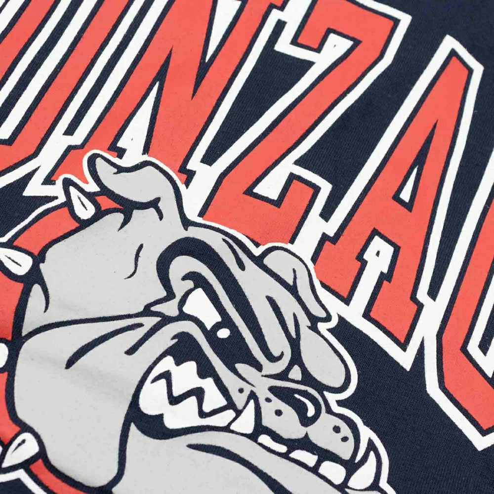 Gonzaga Bulldogs Starter Team Arch NCAA T-Shirt Navy Fashion