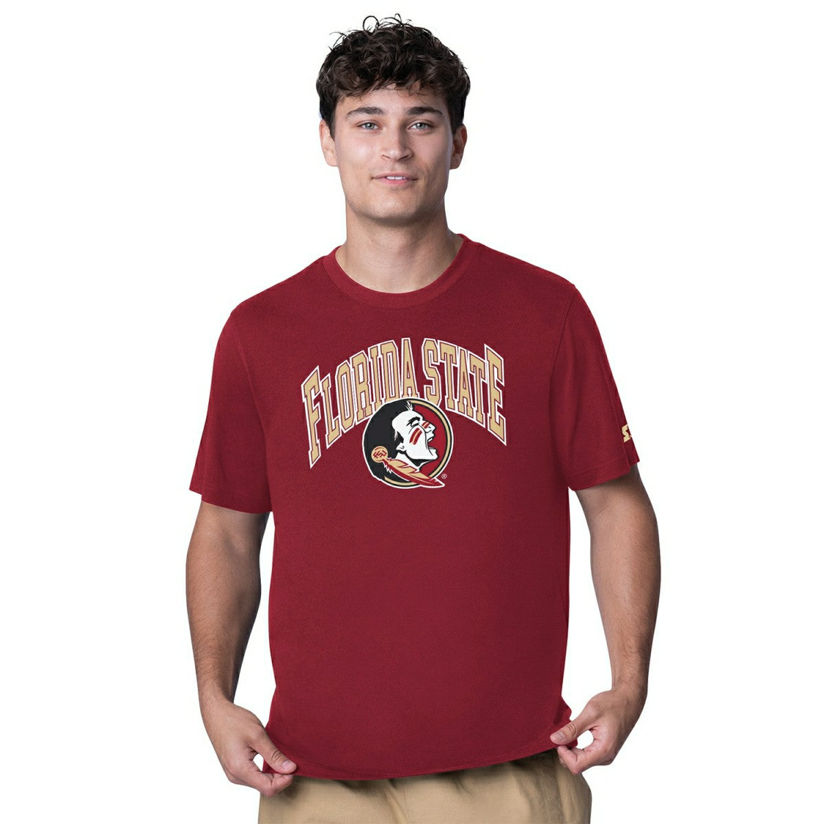 Florida State Seminoles Starter Team Arch NCAA T-Shirt Red Lifestyle