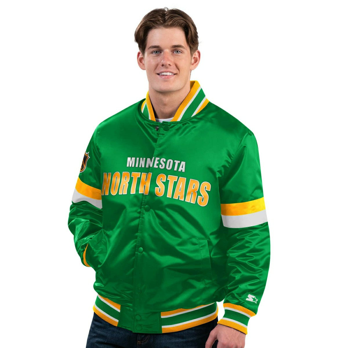 Minnesota North Stars Starter Vintage Diveplay NHL Varsity Jacket Taass sale