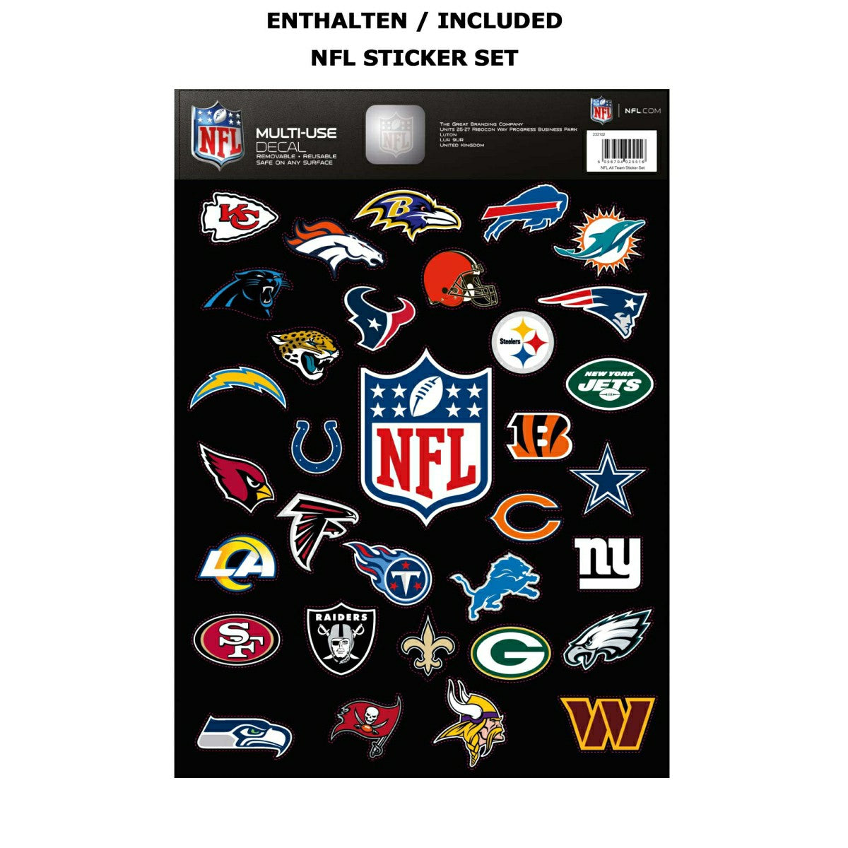 TAASS.com Football Snack Helmet (incl. NFL Sticker-Set) Lifestyle