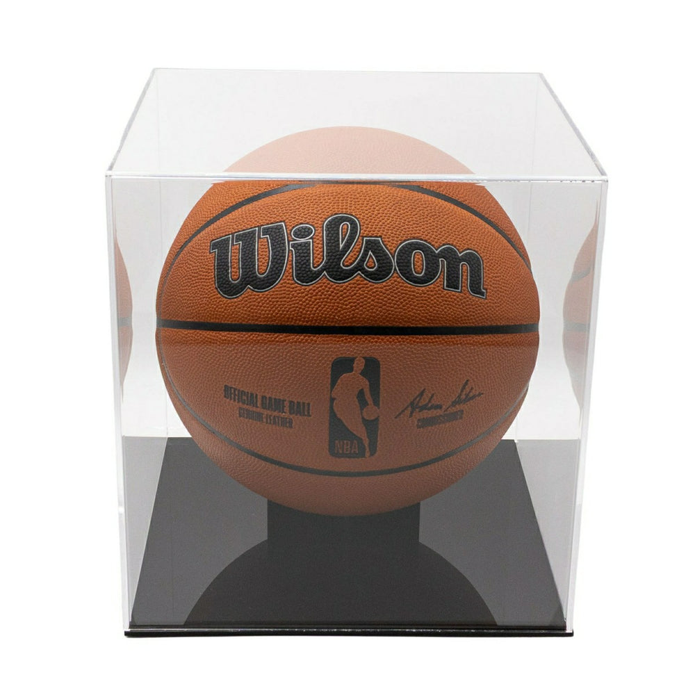 Basketball Display Case – Premium Acrylic Holder Lifestyle