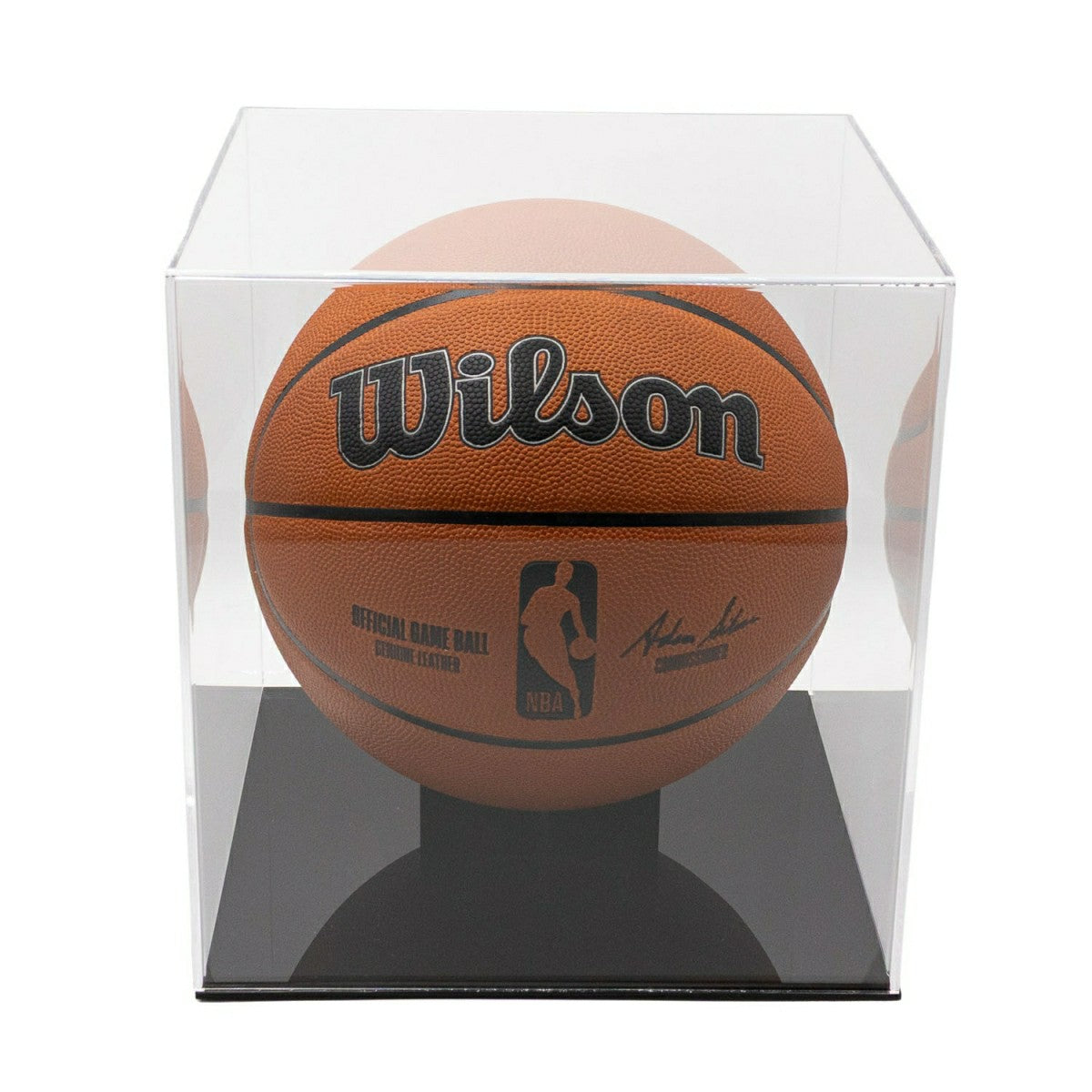 Basketball Display Case – Premium Acrylic Holder Lifestyle