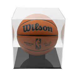 Basketball Display Case – Premium Acrylic Holder Lifestyle