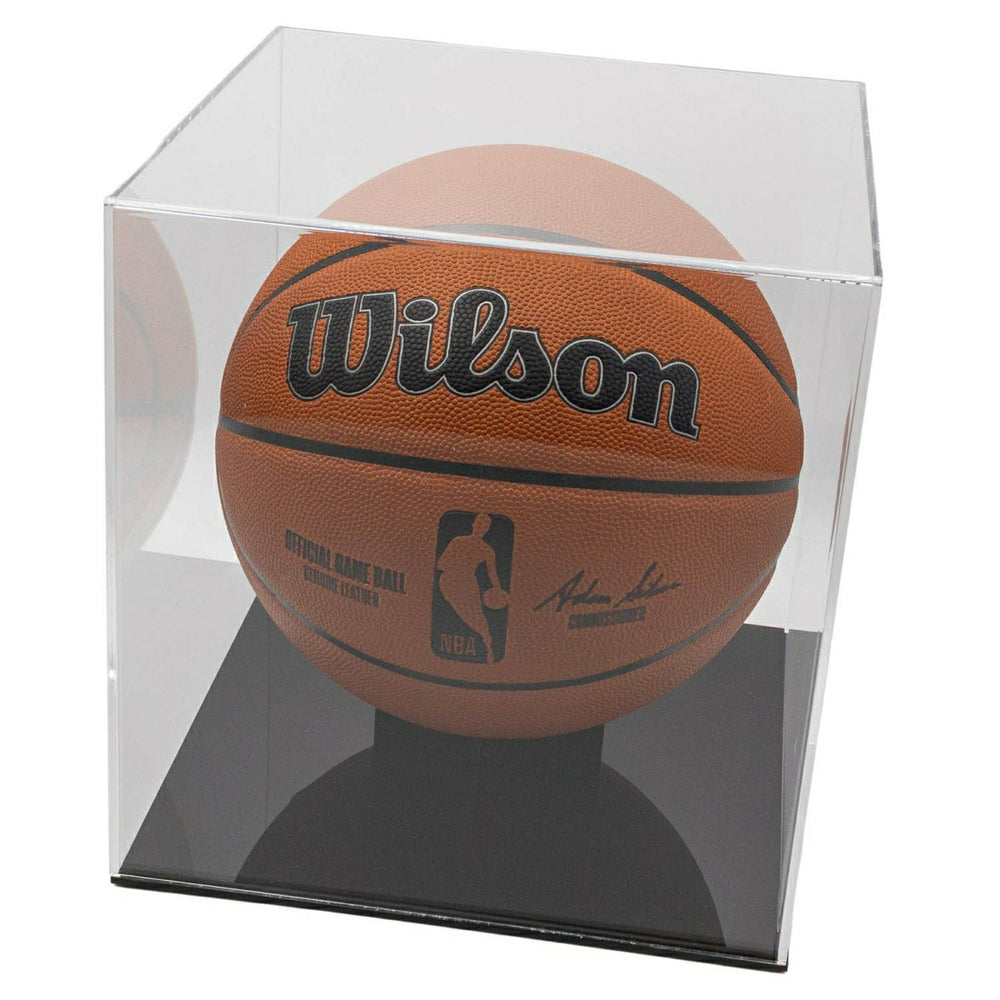 Basketball Display Case – Premium Acrylic Holder Lifestyle