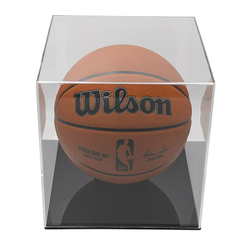 Basketball Display Case – Premium Acrylic Holder Lifestyle