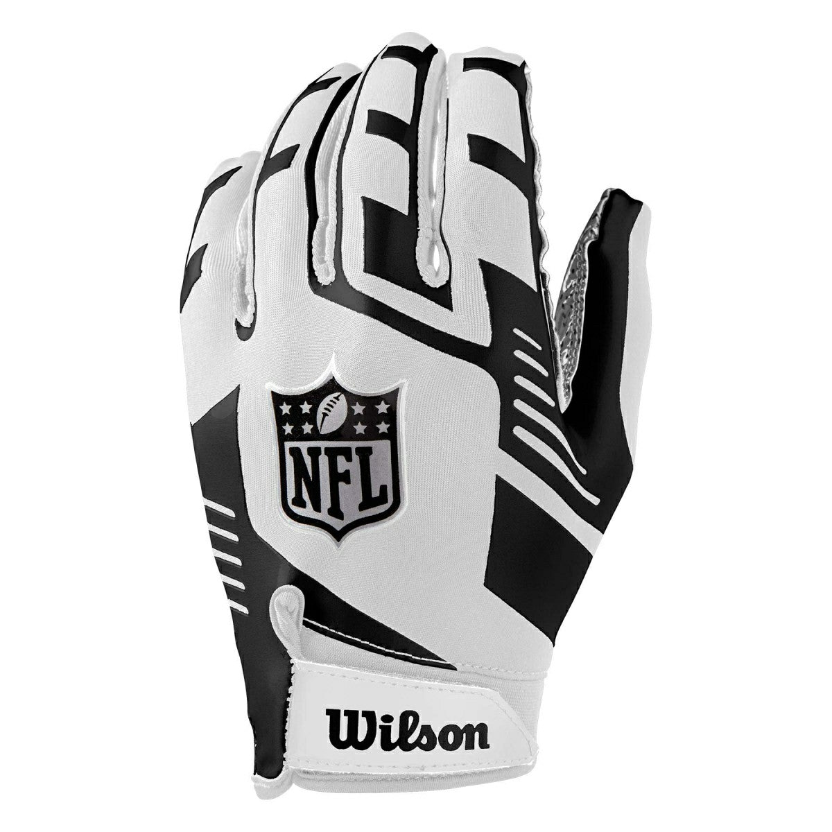 Wilson Stretch-Fit NFL Receivers Gloves White Taass US
