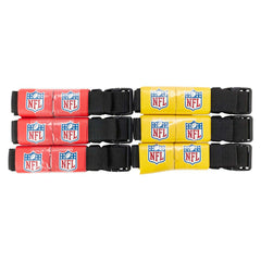 Wilson NFL Flag Football Kit 6 Belts (Red/Yellow) Classic