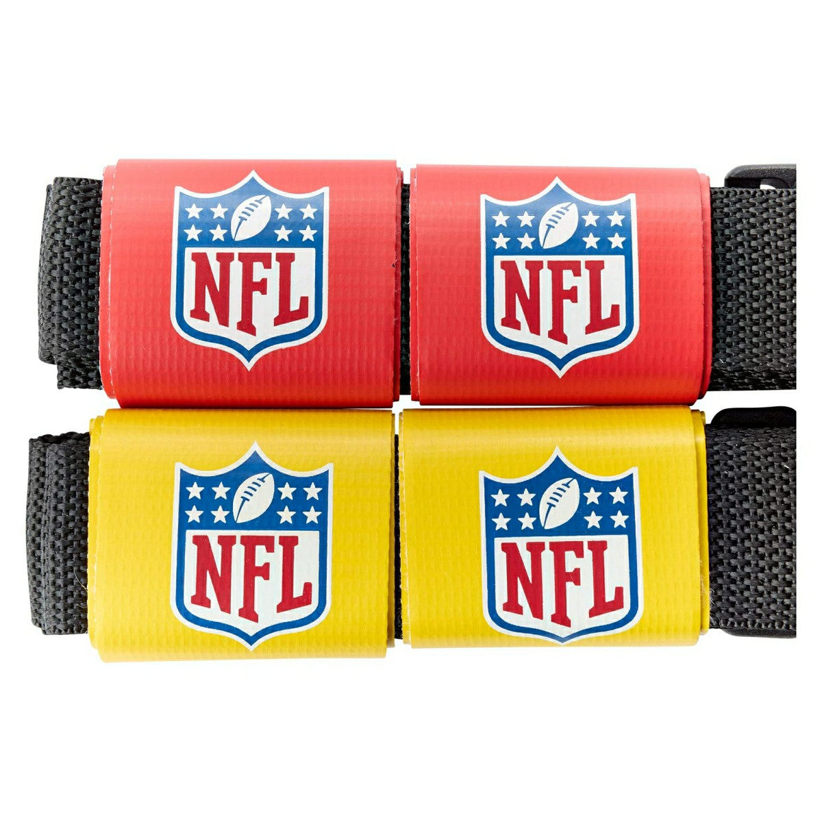Wilson NFL Flag Football Kit 6 Belts (Red/Yellow) Classic