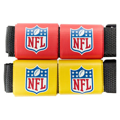 Wilson NFL Flag Football Kit 6 Belts (Red/Yellow) Classic