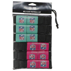 Wilson NFL Flag Football Kit 6 Belts (Mint/Pink) Taass sale