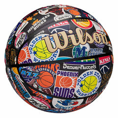 Wilson NBA Retro Hardwood Classics All Team Basketball (Size 7) Lifestyle
