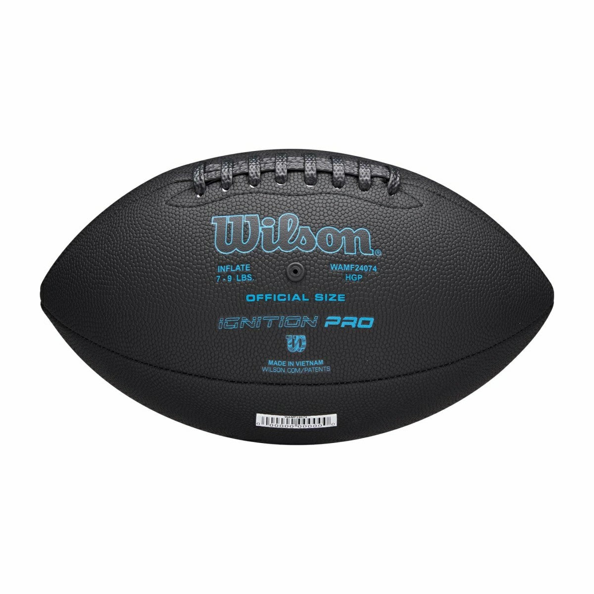 Wilson NFL Ignition Pro Eco Football Black (Official Size) Fashion