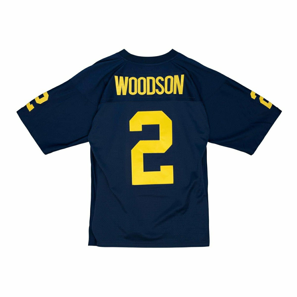 Charles Woodson #2 Michigan Wolverines 1997 Mitchell & Ness Legacy NCAA Jersey Navy Lifestyle