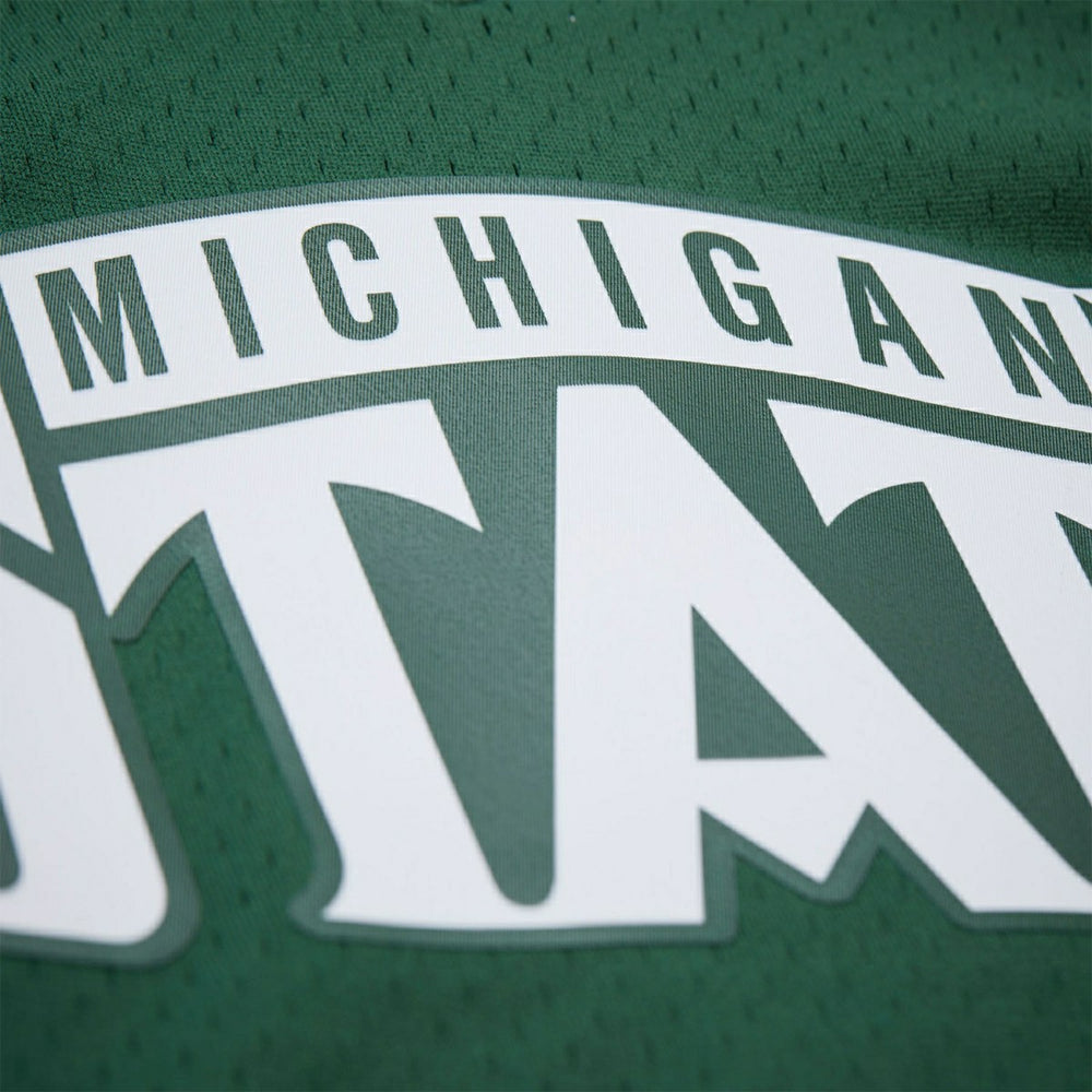 Mateen Cleaves #12 Michigan State Spartans 1999-00 Mitchell & Ness Swingman NCAA Jersey Green Lifestyle