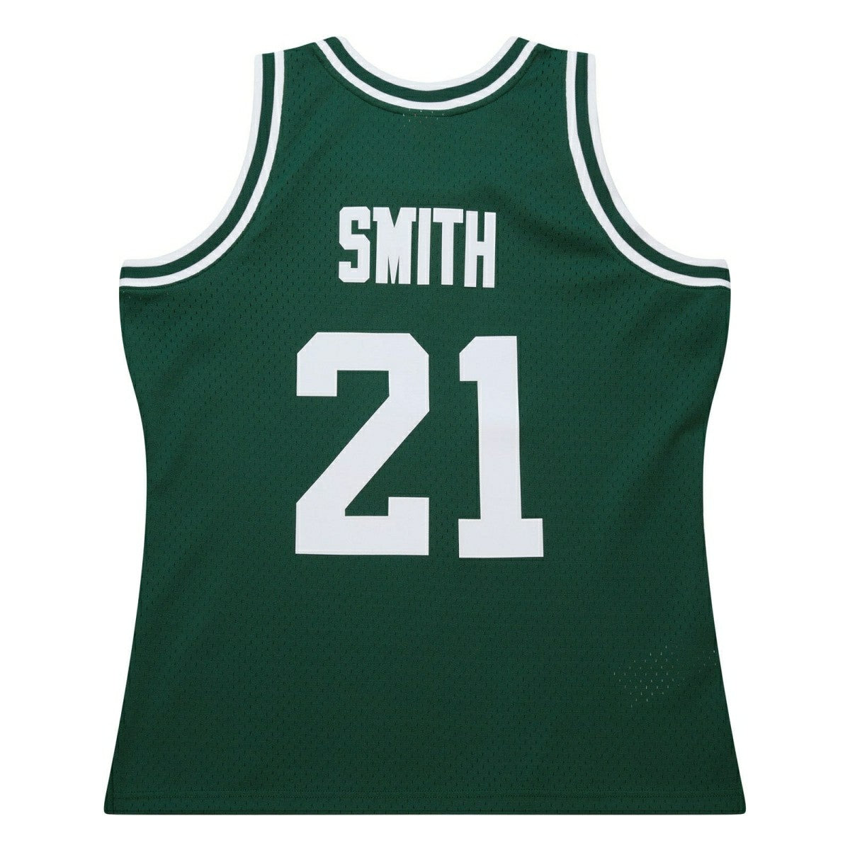 Steve Smith #21 Michigan State Spartans 1990-91 Mitchell & Ness Swingman NCAA Jersey Green Taass sale