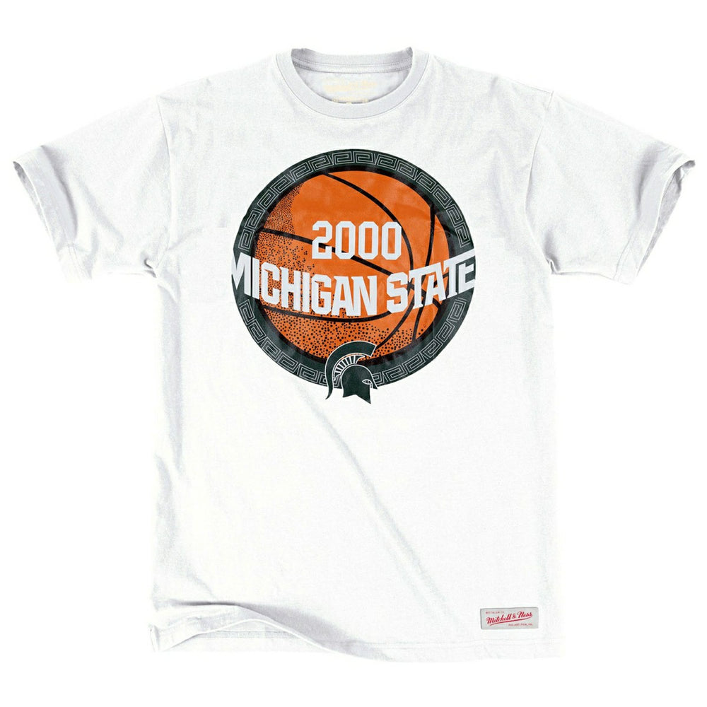 Michigan State Spartans 2000 March Madness NCAA T-Shirt White Taass for sale