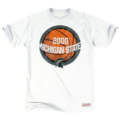 Michigan State Spartans 2000 March Madness NCAA T-Shirt White Taass for sale