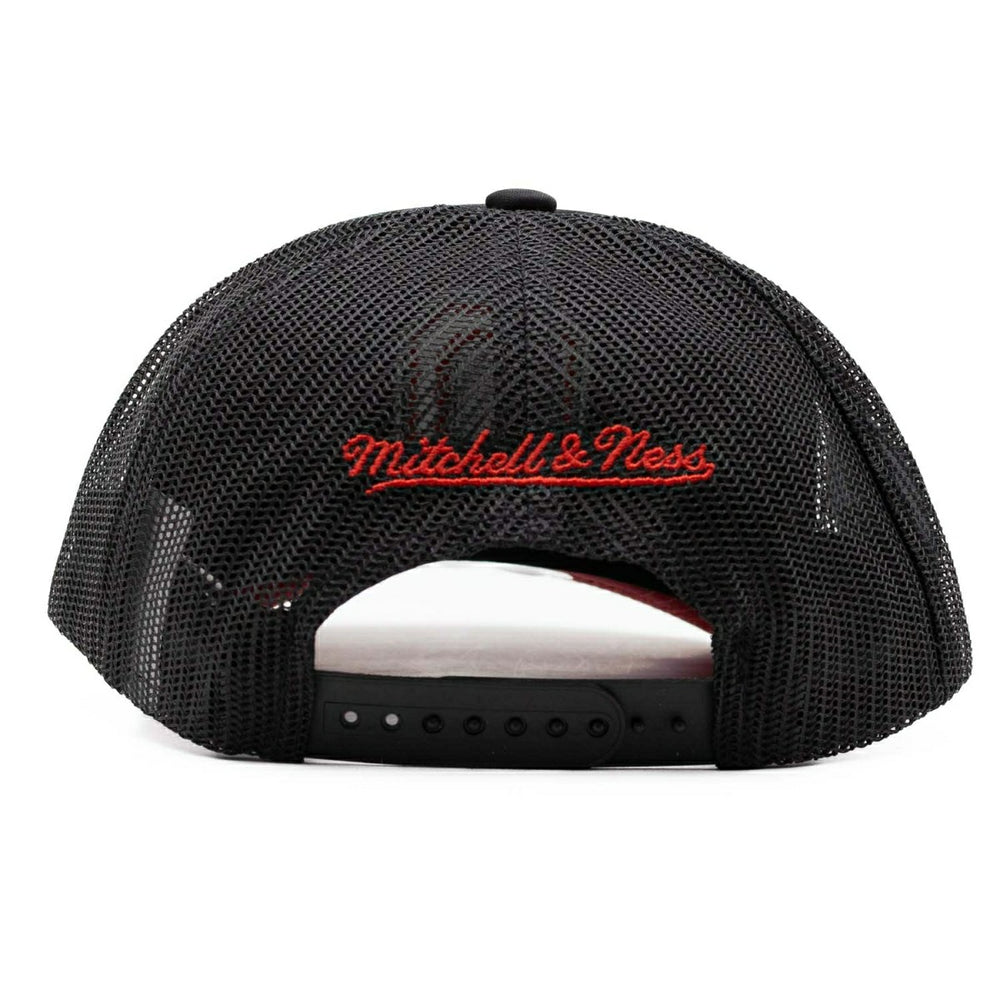 Ohio State Buckeyes Origins Mitchell & Ness NCAA Trucker Cap Black Taass US