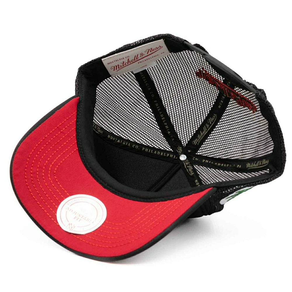 Ohio State Buckeyes Origins Mitchell & Ness NCAA Trucker Cap Black Taass US