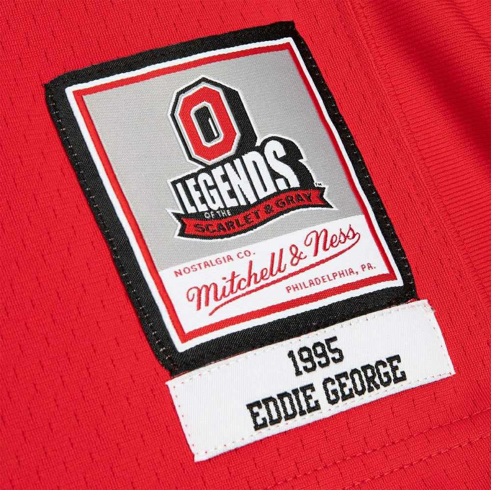 Eddie George #27 Ohio State Buckeyes 1995 Legacy NCAA Jersey Red Classic