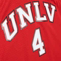 Larry Johnson #4 UNLV Rebels 1989-90 Mitchell & Ness Swingman NCAA Jersey Red Lifestyle