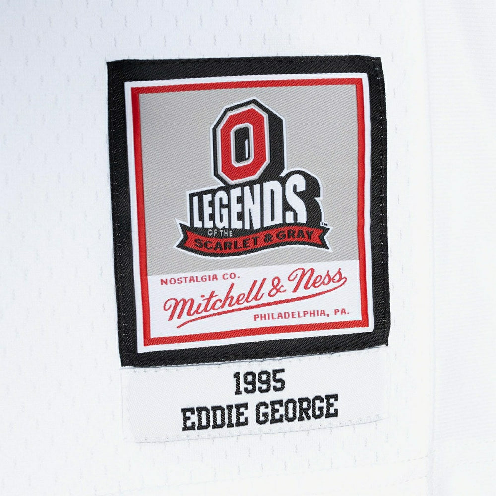 Eddie George #27 Ohio State Buckeyes 1995 Legacy NCAA Jersey White Taass sale