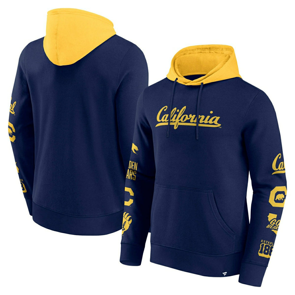 California Golden Bears Colorblock Badge NCAA Hoodie Fashion