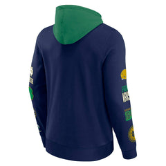 Notre Dame Fighting Irish Colorblock Badge NCAA Hoodie Classic