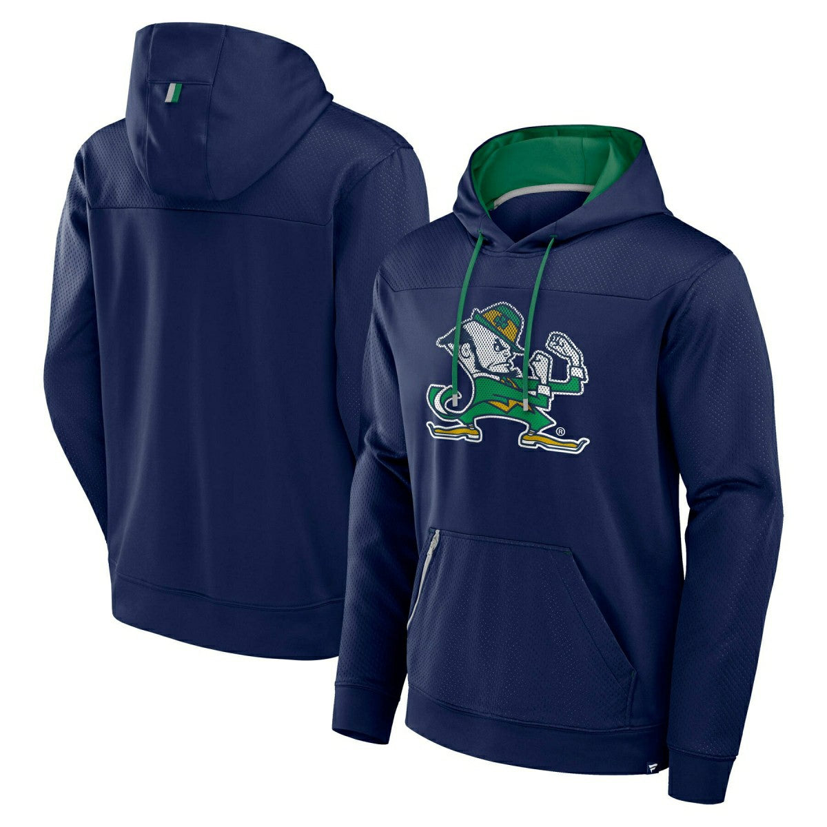 Notre Dame Fighting Irish Defender NCAA Hoodie Navy Taass US