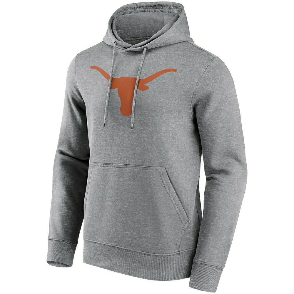 Texas Longhorns Primary Logo NCAA Hoodie Grey Fashion
