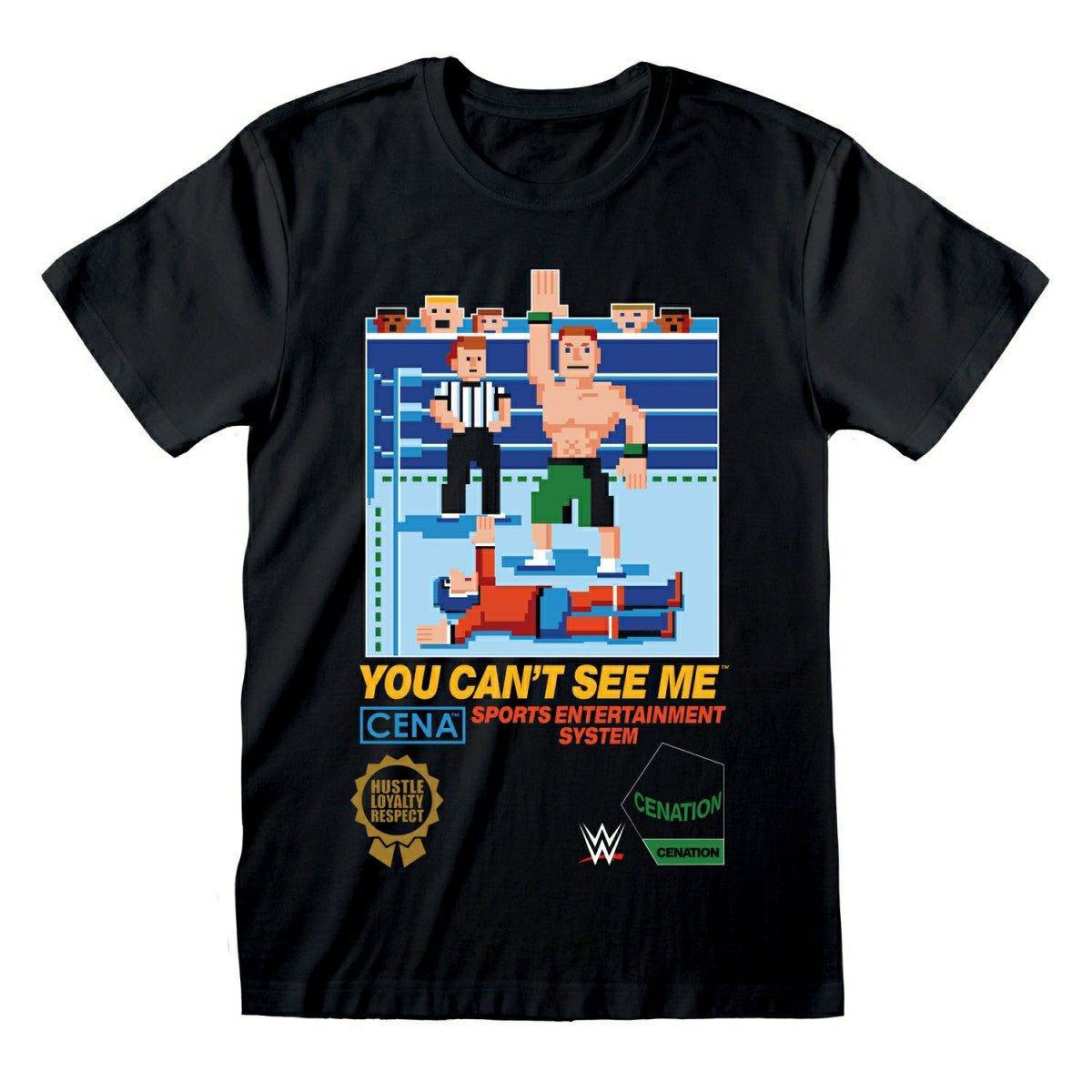 John Cena U Can't See Me Gamer WWE T-Shirt Black Taass sale