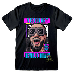 Seth Rollins Visionary Revolutionary WWE T-Shirt Black Classic