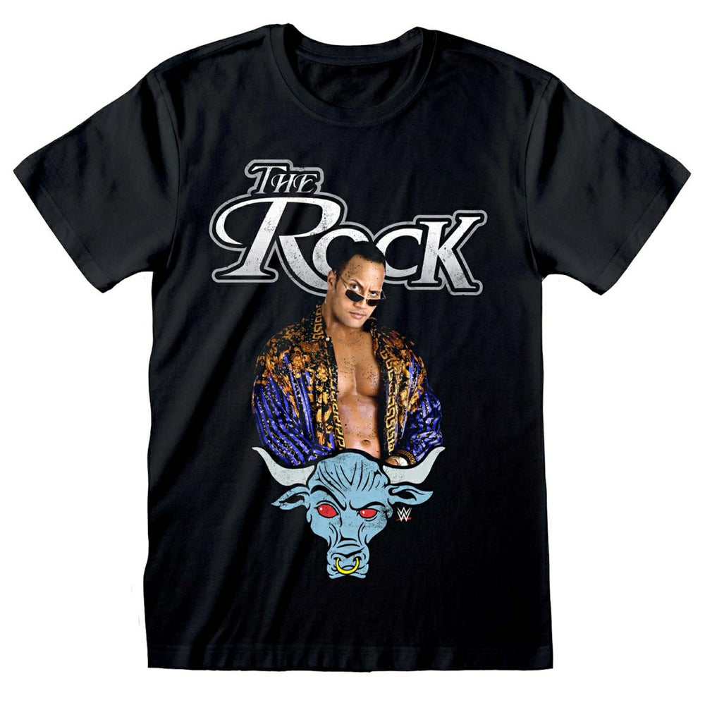 The Rock Eyebrow WWE T-Shirt Black Classic